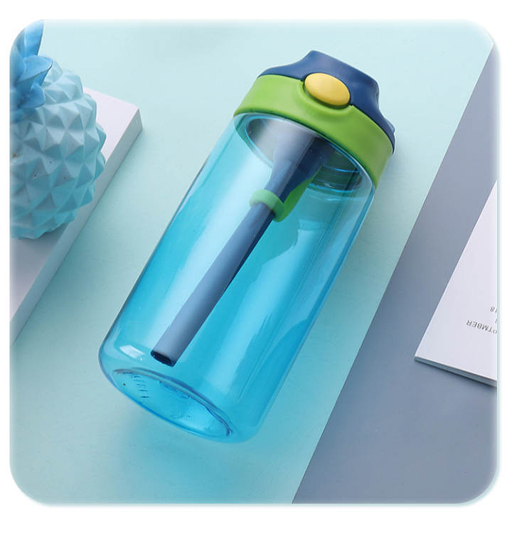 480ML Kids Water Cup Sipy Cups with Straws Leakproof Water Bottles Sports Water Bottle