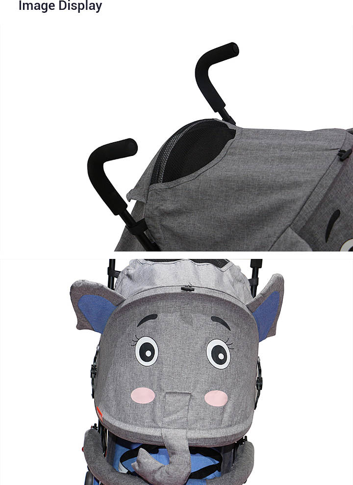 Baby Lightweight Umbrella Stroller Elephant Folding Travel Portable Pram Pushchair Car Seat Carriage
